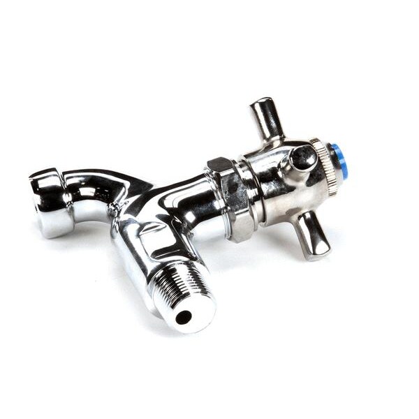 T&S Brass Sill Faucet, Self-Closing, 1/2 Npt Male Inlet, 3- B-0708 - main